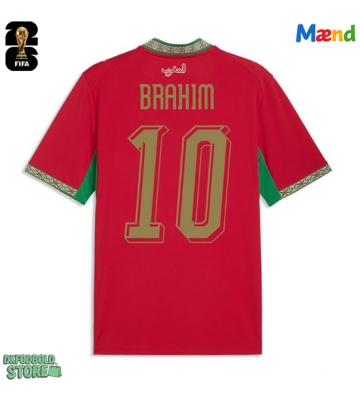 Marokko Brahim Diaz #10 Replika Hjemmebanetrøje VM 2026 Kortærmet